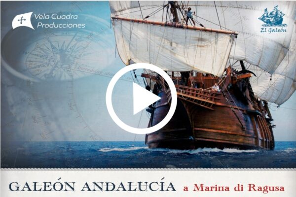 Gli spagnoli arrivano a Marina di Ragusa, ecco dove e come vedere Il Galeone Andalusia [VIDEO]