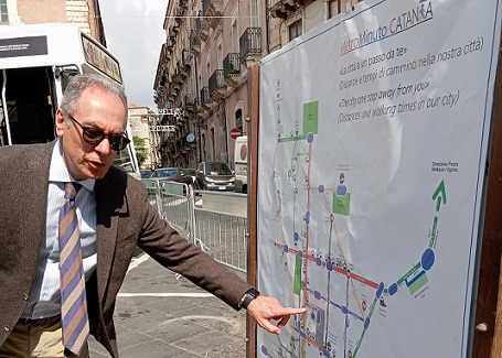 Catania presenta MetroMinuto: itinerari a piedi per una mobilità sostenibile