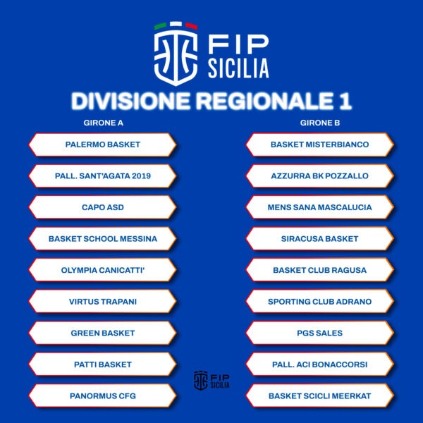 Il programma completo dei play-off di Divisione Regionale 1 2024