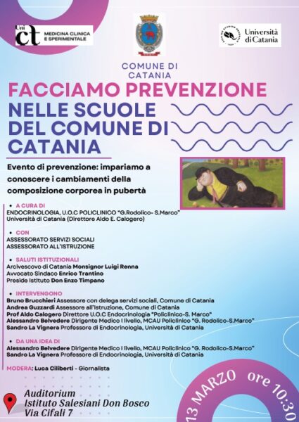 Iniziativa "Facciamo Prevenzione" per la salute nelle scuole di Catania