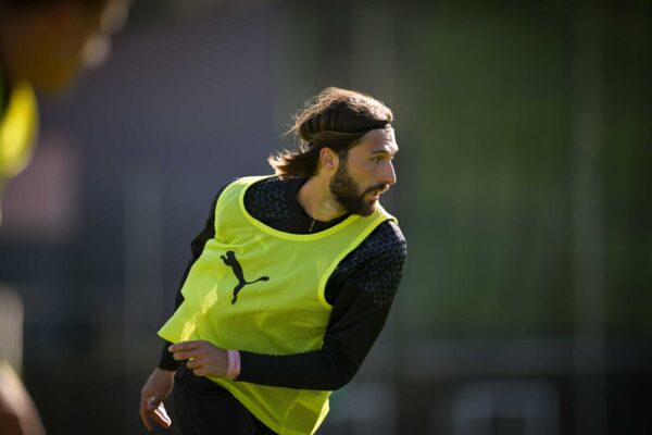 Intenso allenamento per il Palermo FC il 20 marzo