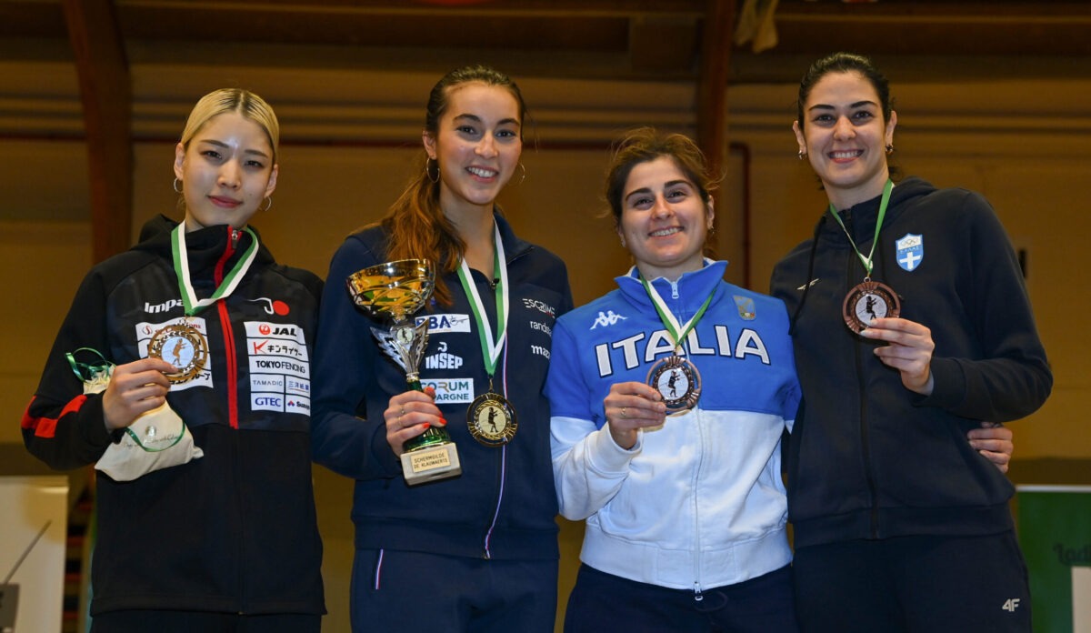 Martina Criscio conquista il bronzo nella Coppa del Mondo di Sciabola Femminile