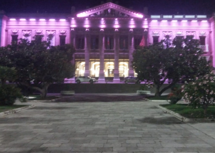 Messina si illumina di lilla per la Giornata nazionale del Fiocchetto