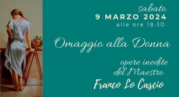 Omaggio alla Donna al Circolo Artistico di Palermo con il Maestro Franco Lo Cascio