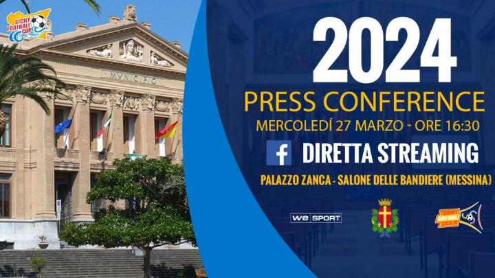 Presentazione "Sicily Football Cup" a palazzo Zanca: un'edizione internazionale da non perdere!