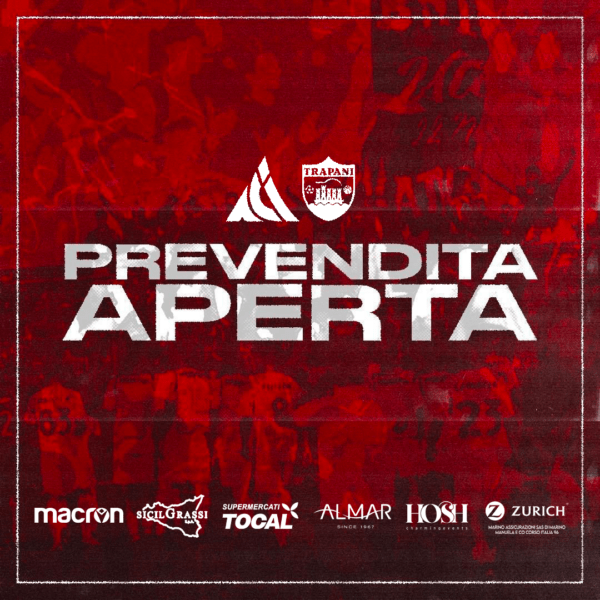 Trapani-Acireale: partita granata, inizia la prevendita!