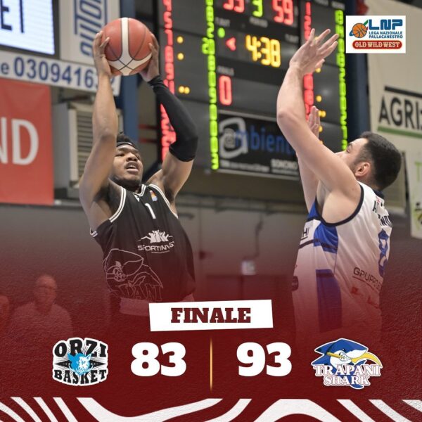 Trapani Shark vince contro Orzinuovi: 83-93