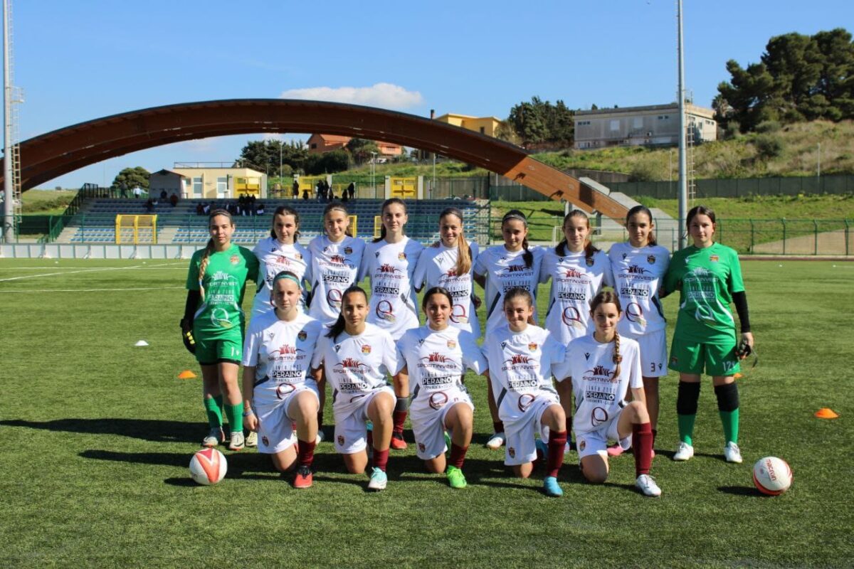 Partita casalinga per la formazione femminile Under 15 del Trapani Calcio