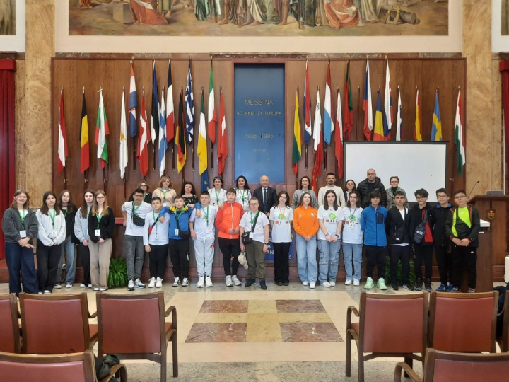 Visita istituzionale a palazzo Zanca per delegazioni scolastiche europee Erasmus