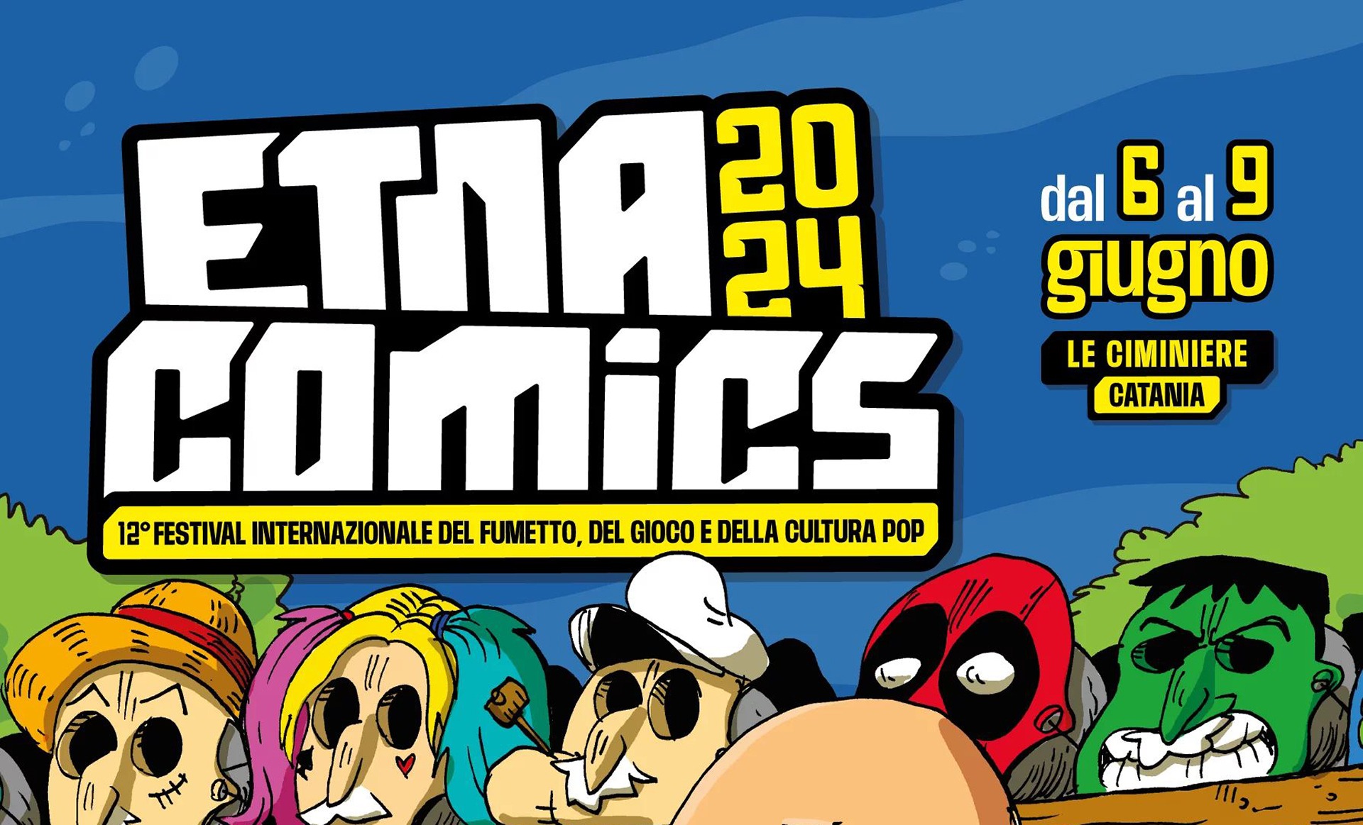 Etna Comics 2024: ecco il manifesto del Festival del fumetto, del gioco e della cultura pop