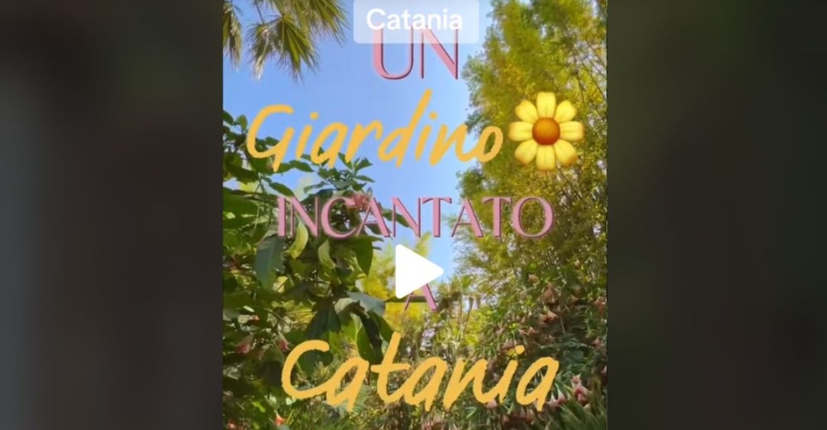 È a Catania ed è tra i 200 giardini più belli al mondo, ecco un luogo magico a Canalicchio [VIDEO]
