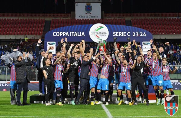 Catania FC trionfa nella finale di Coppa Italia Serie C contro il Padova: 4-2 dopo i tempi supplementari