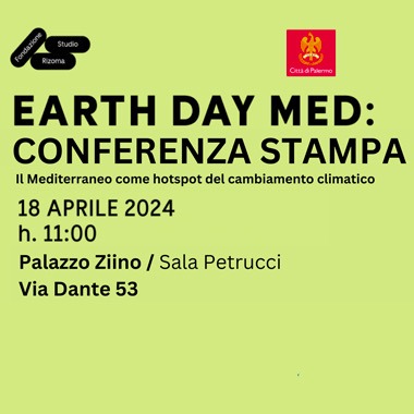Conferenza stampa Earth Day Med a Palazzo Ziino: 18 aprile 2024