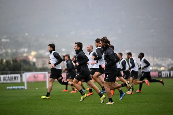 Intenso allenamento per il Palermo FC - Report 25 aprile
