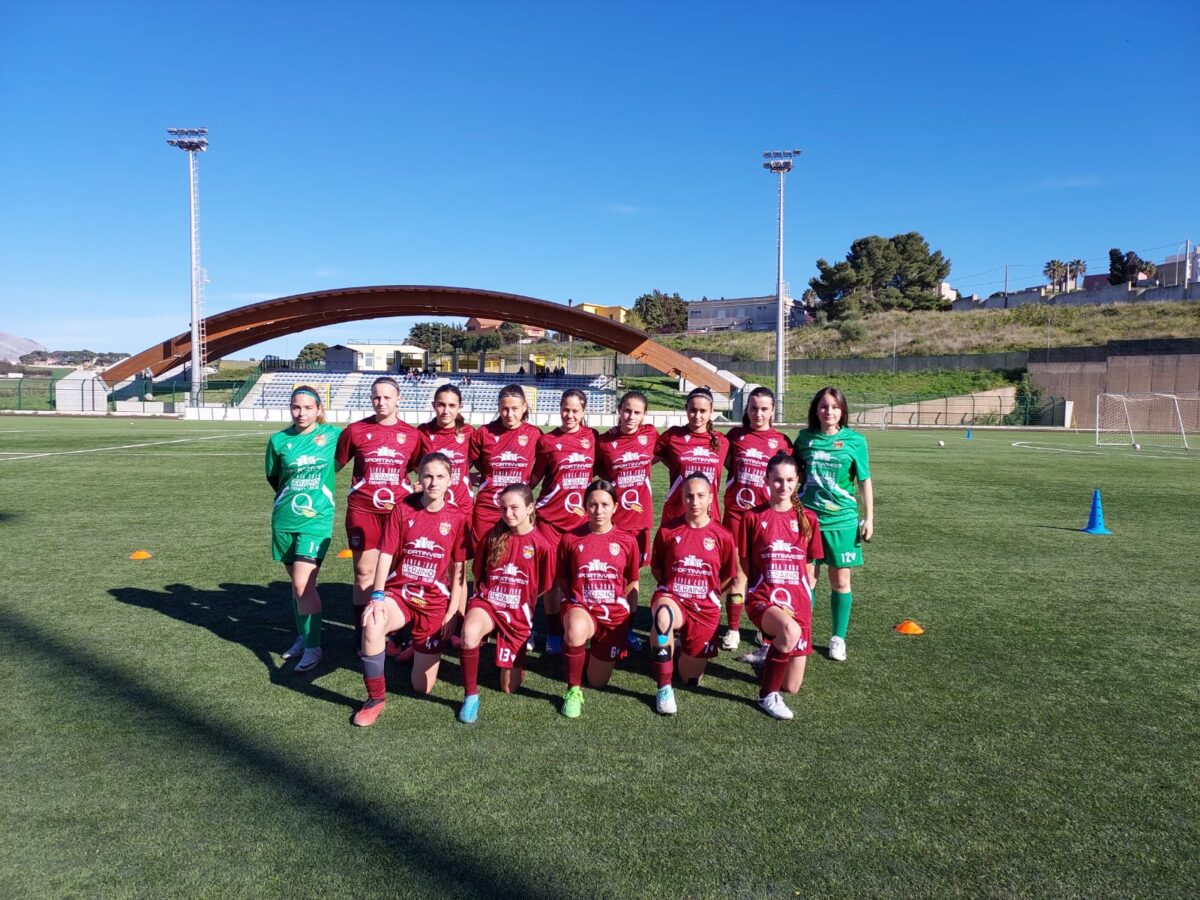Trapani Calcio femminile vince 6-4 contro la Fortitudo Bagheria