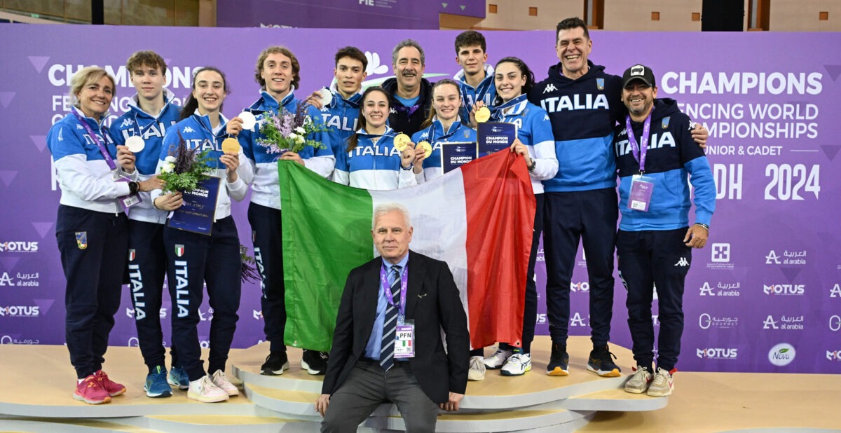 Trionfo Italia ai Mondiali Giovani: Oro per il fioretto femminile Under 20, Argento per il team maschile