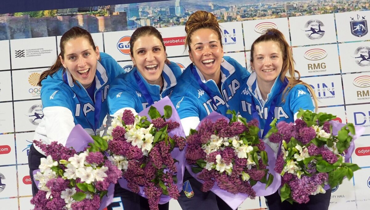 Trionfo azzurro nella Coppa del Mondo di Fioretto Femminile a Tbilisi