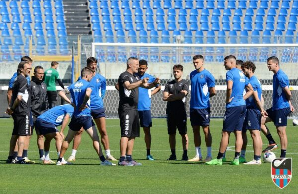 Catania FC: Ultimo allenamento settimanale in vista dei playoff