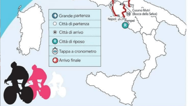 Il Giro d’Italia esclude il Sud: nessuna tappa in Sicilia e Calabria
