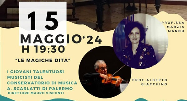 Concerto Le Magiche Dita al Circolo Artistico Città di Palermo
