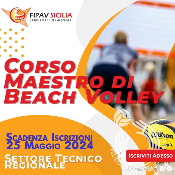 Corso Maestro Beach Volley - Stagione Sportiva 2023/2024