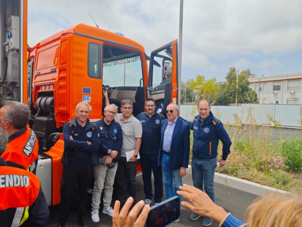 Delegazione Giapponese in Visita alla Protezione Civile Siciliana