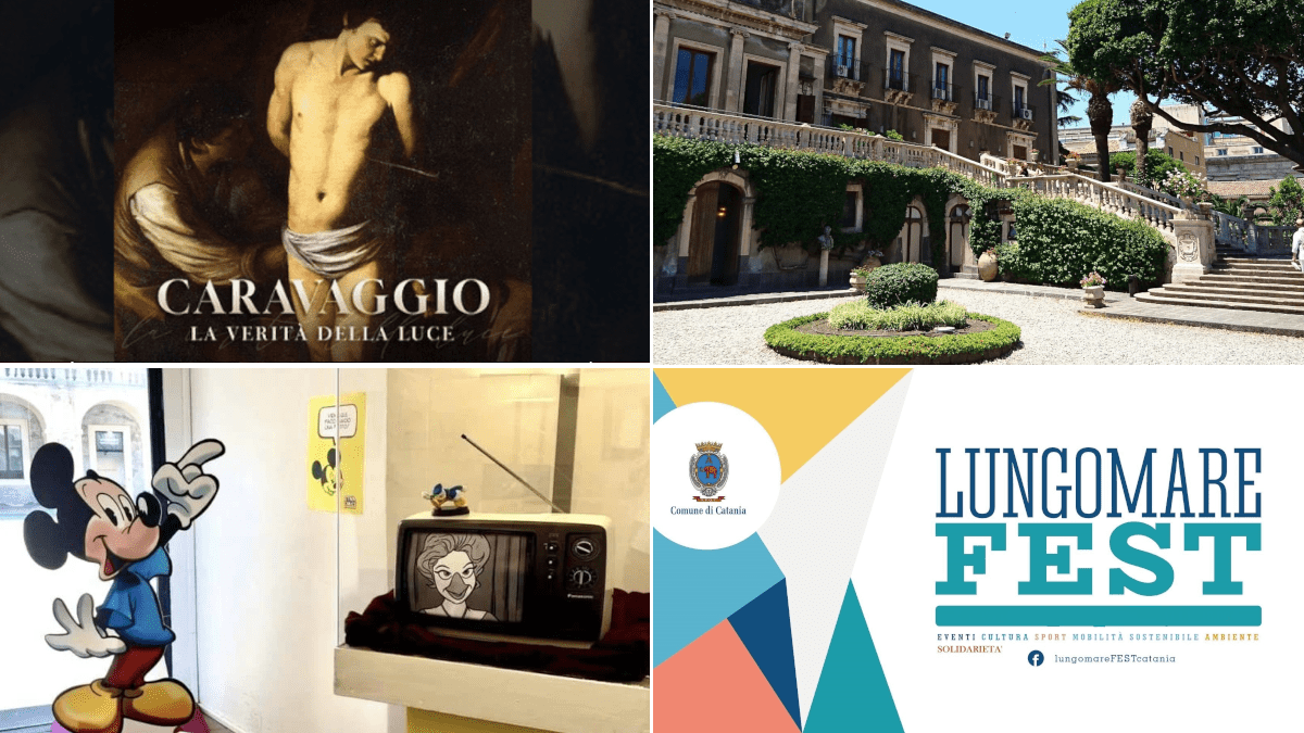 Eventi Catania Cosa Fare a Catania Cosa Vedere a Catania Villa Cerami Mostra Topolino Palazzo della Cultura Mostra Caravaggio Borgo Fest Lungomare Fest Festa della Repubblica