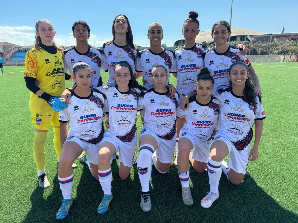 Il Catania Women si porta al quinto posto con la vittoria contro il Villaricca: 2-0 -