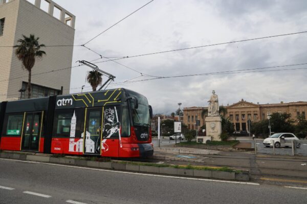 Inaugurazione della sesta vettura revampizzata del Tram a Messina