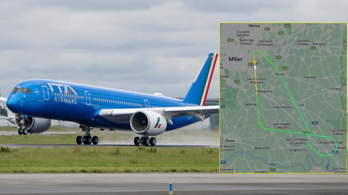 Paura Volo Milano Catania Atterraggio Emergenza Bird Strike Aeroporto Linate Ita Airways Stormo Uccelli