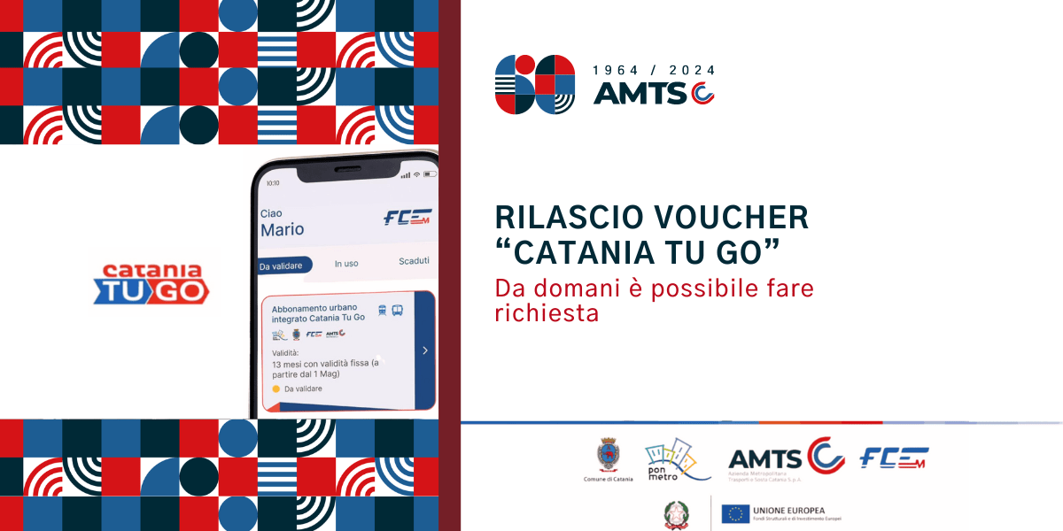 Rilascio Voucher "Catania TU GO" 2024-2025: Richieste Aperte