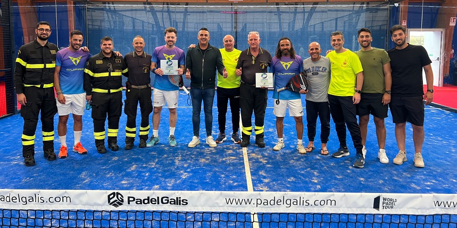 Successo per il 1° Campionato Regionale VV.F. di Padel a Agrigento