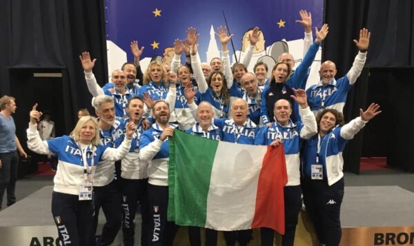 Trionfo azzurro agli Europei Master a squadre di Ciney