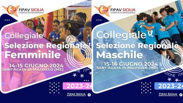 Collegiali a Sant'Agata di Militello per le Rappresentative della Feder Volley Sicilia
