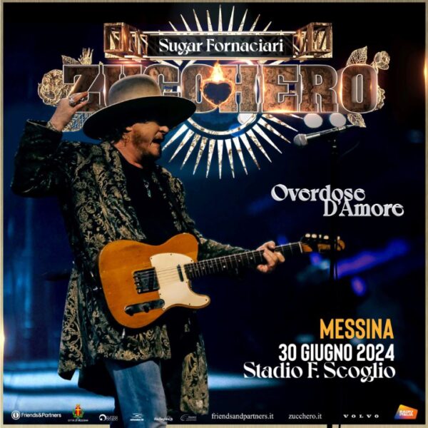 Concerto Zucchero all'F. Scoglio di Messina: limitazioni viarie e divieti in vista dell'evento