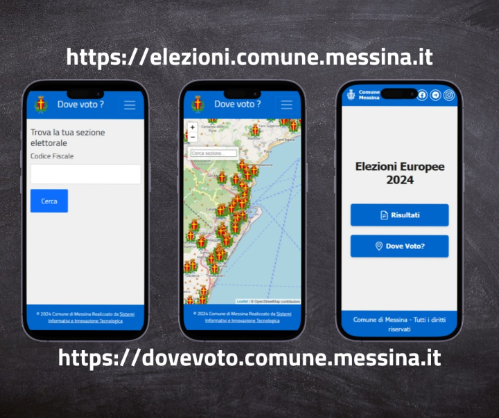 "Dove voto?": Consulta l'affluenza e i risultati in tempo reale per le Elezioni Europee 2024 a Messina.