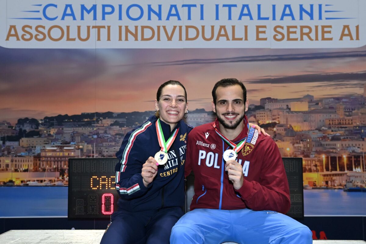 Due prime volte nella sciabola: trionfo per Luca Curatoli e Michela Battiston ai Campionati Italiani Assoluti di Cagliari 2024