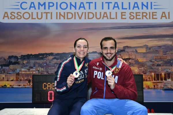 Due prime volte nella sciabola: trionfo per Luca Curatoli e Michela Battiston ai Campionati Italiani Assoluti di Cagliari 2024