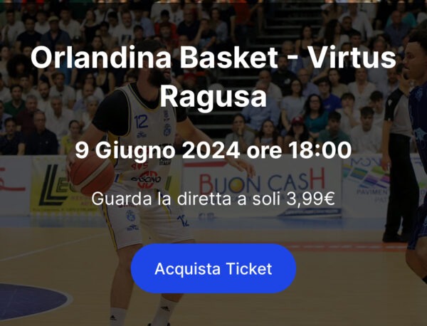 Finale Infodrive: Orlandina Basket vs Virtus Ragusa in diretta streaming su Antenna del Mediterraneo