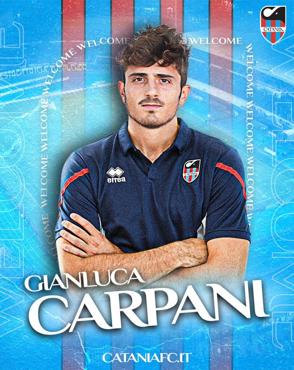 Il Catania FC acquisisce Gianluca Carpani per le prossime due stagioni