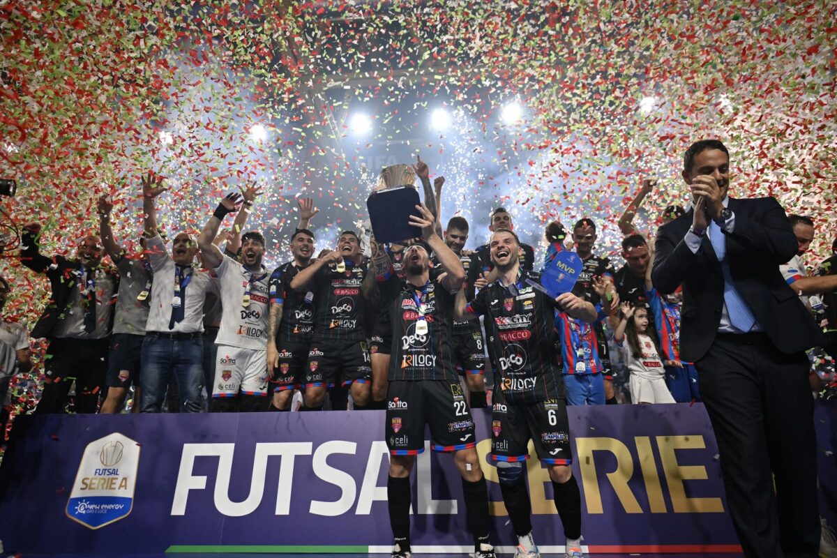 Il Catania FC si congratula con la Meta Catania per la vittoria del Campionato d'Italia di Futsal