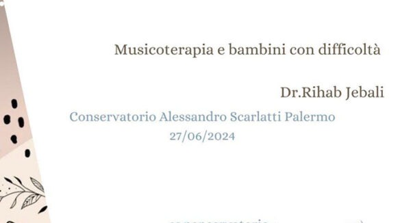 Il progetto Erasmus+ "MMM Mediterranean/Sub-Saharan Music Movement" continua a Palermo con un seminario di Musicoterapia.