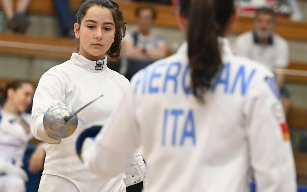 Maria Roberta Casale porta il CUS Catania al 7° posto agli Assoluti di Scherma