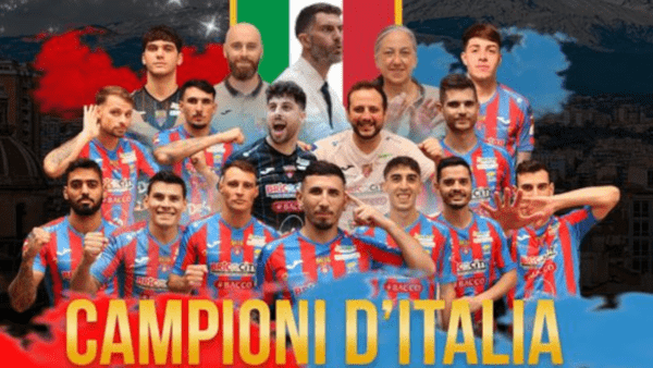 Meta Catania Campione d'Italia: la storica vittoria rossazzurra nel Futsal Serie A