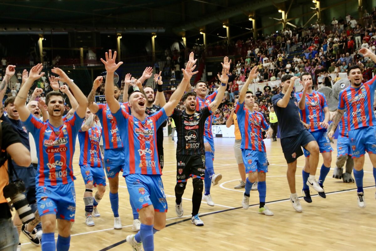 Meta Catania vince 2-1 contro Napoli e vola alla Gara 3 per lo scudetto