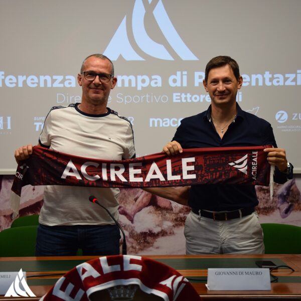 Presentato il nuovo Direttore Sportivo dell'Acireale Calcio: Ettore Meli punta alla credibilità e al bel gioco