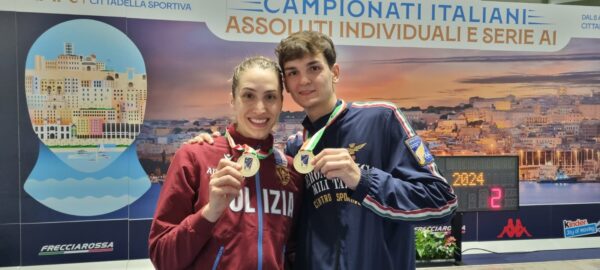 Successo a Cagliari: Enrico Piatti e Giulia Rizzi campioni italiani di spada