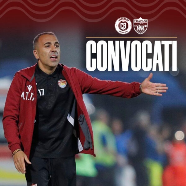 Trapani Calcio: Convocati per Campobasso-Trapani