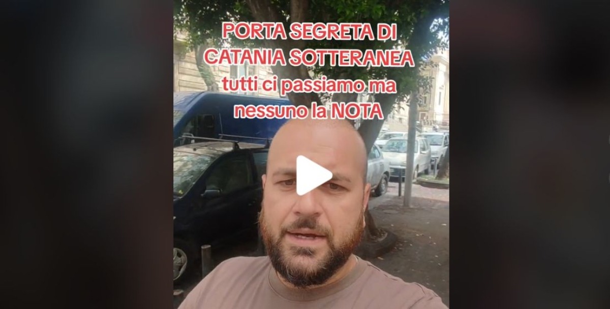 Porta segreta sotterranea a Catania, il VIDEO che mostra dove si trova