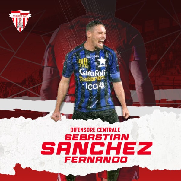 Accogliamo con entusiasmo Sebastian Fernando Sanchez!